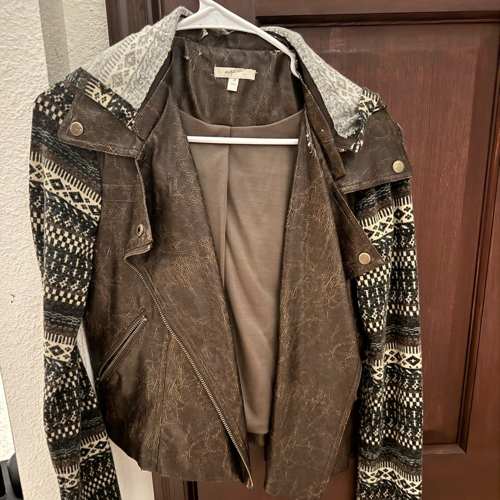 Mystree Faux Leather Jacket